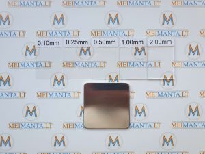 Kalibravimo plokštelės dažų storio matuokliui