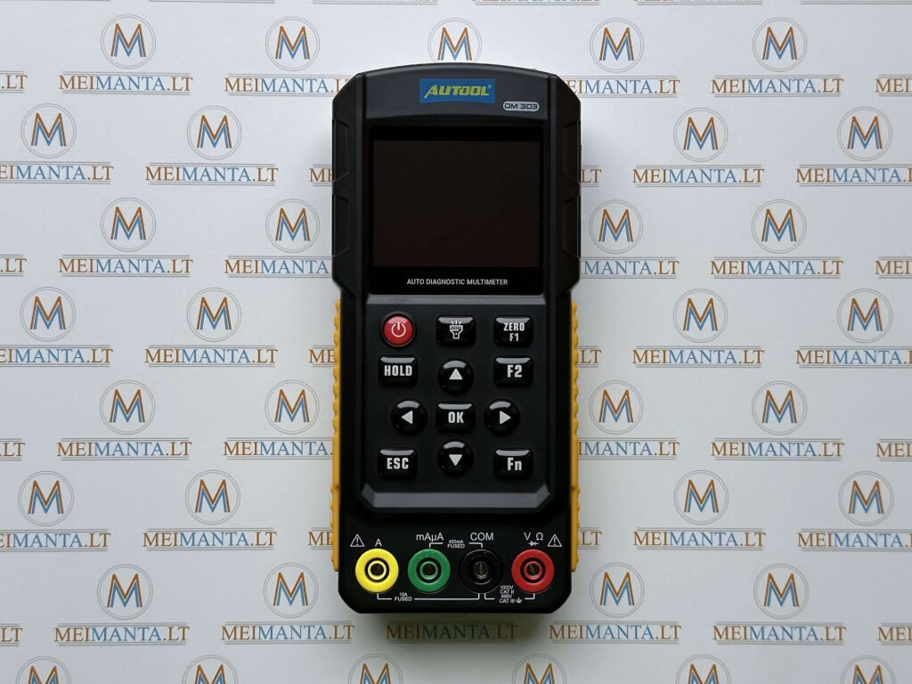 Multimetras, osciloskopas, elektros sistemos testeris Autool DM303
