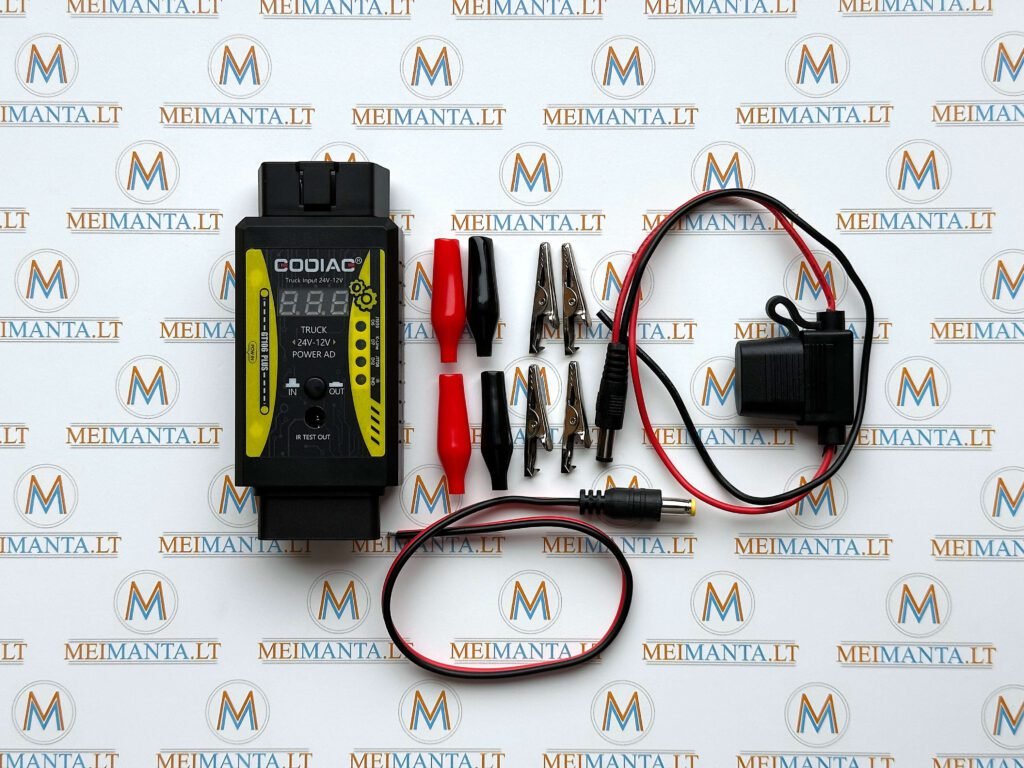 GoDiag GT106 Plus įtampos keitiklis 24V/12V