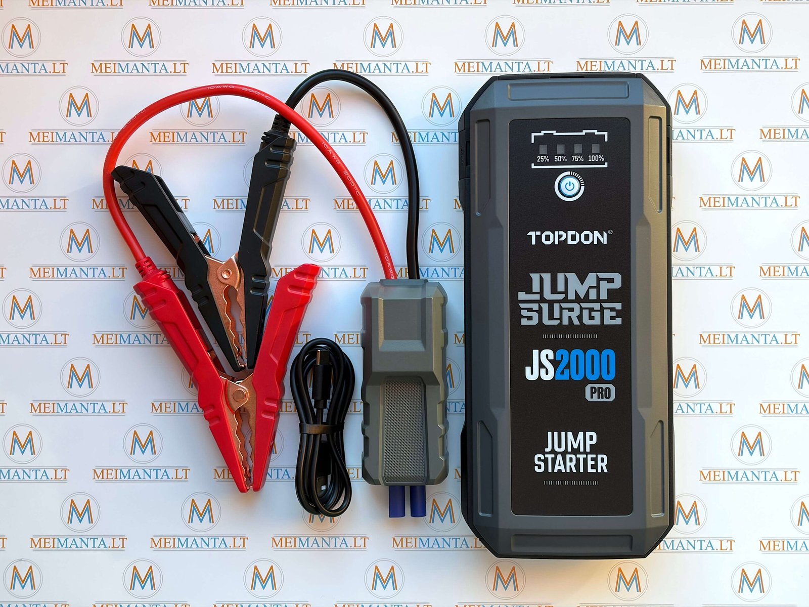 Automobilio užvedėjas (paleidėjas) Topdon Jump Surge JS2000 PRO, 2500A