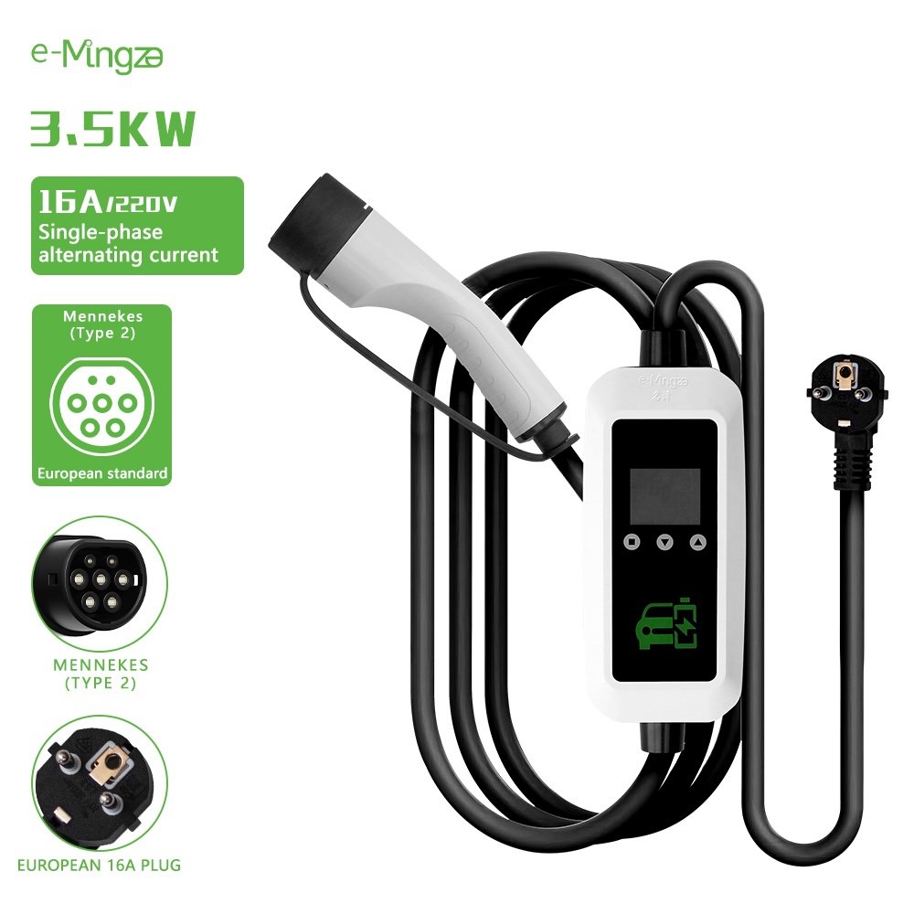 Nešiojamas įkroviklis elektromobiliui E-Mingze D16A - Image 2