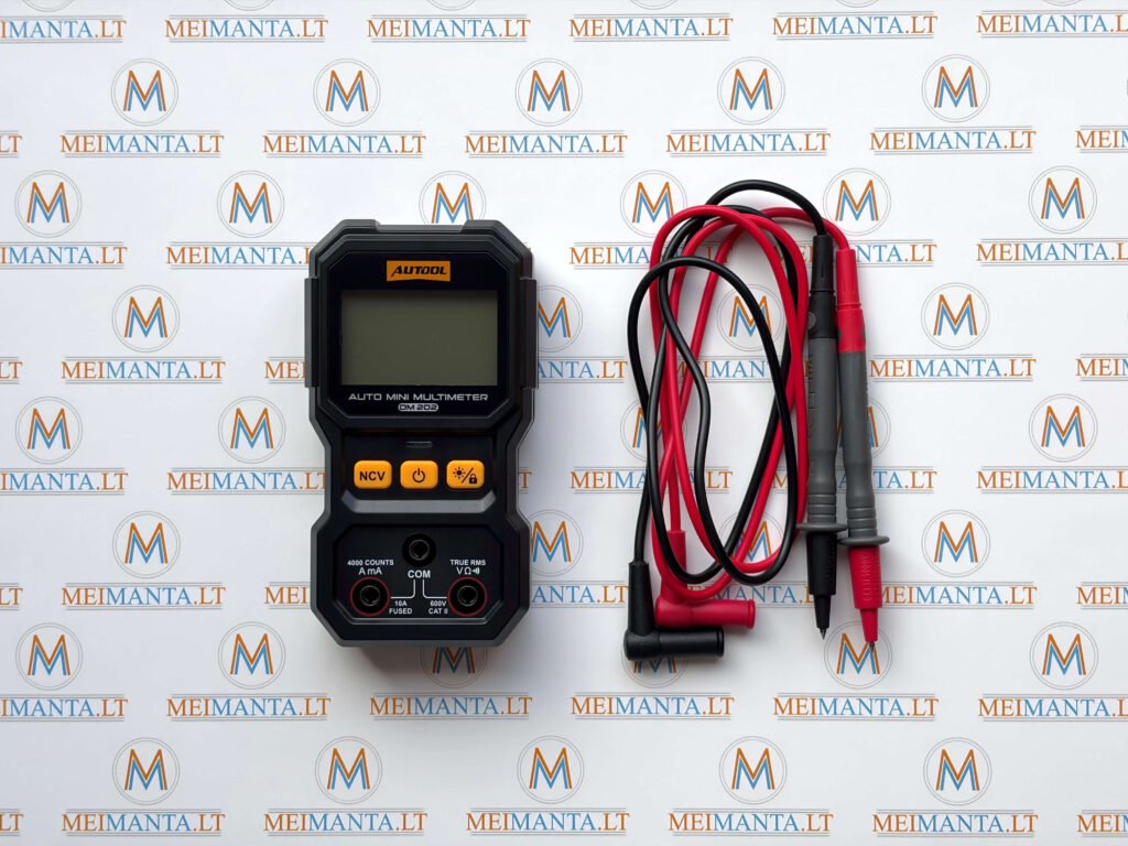 Multimetras, elektros sistemos testeris Autool DM202